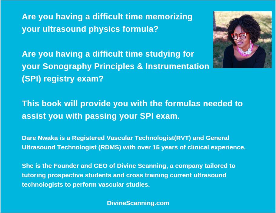 Sonography Principles & Instrumentation (SPI) Formulas - Image 2